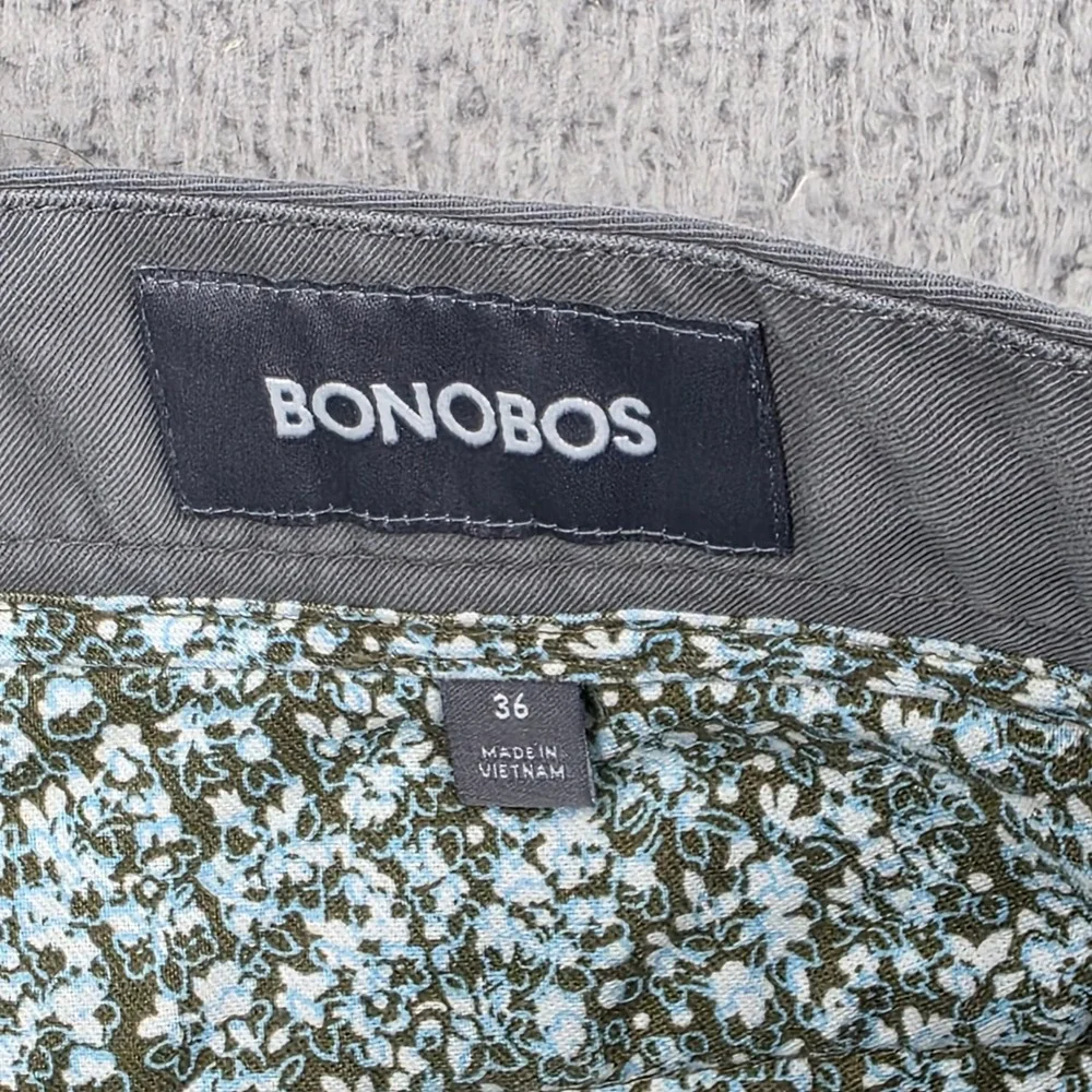 Bonobos Chino Shorts Mens 36 Gray Stretch Cotton 18769-GY437 Casual Summer